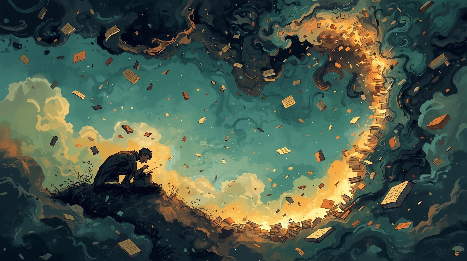 “Why do most authors fail while writing their first book?”